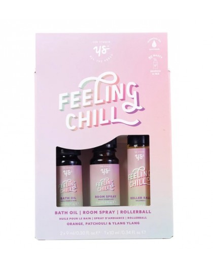 Yes Studio Feeling Chill Set - Bath Oil, Room Spray & Rollerball