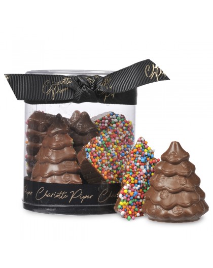 Charlotte Piper Milk Chocolate Christmas Trees 100g