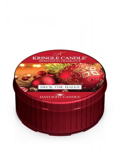 Kringle Deck The Halls Daylight Candle