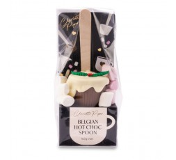 Belgian Hot Chocolate Christmas Pudding Spoon