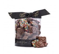 Charlotte Piper Tiny Hearts Milk Chocolate with Sprinkles 130g